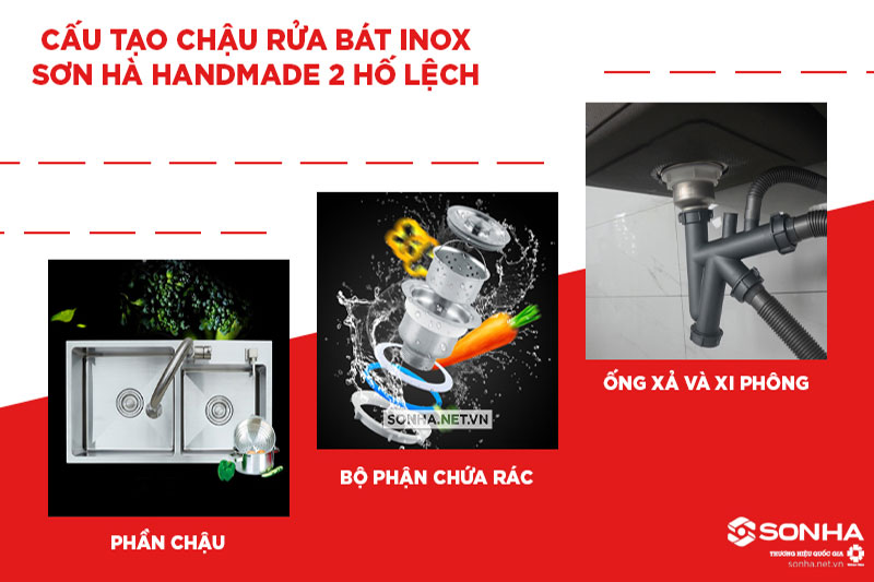 Cấu tạo chậu rửa ch&eacute;n Handmade Trang Chủ Game Trực Tuyến Cổng Game 8kbet.com HM.X.2L.82.2.2