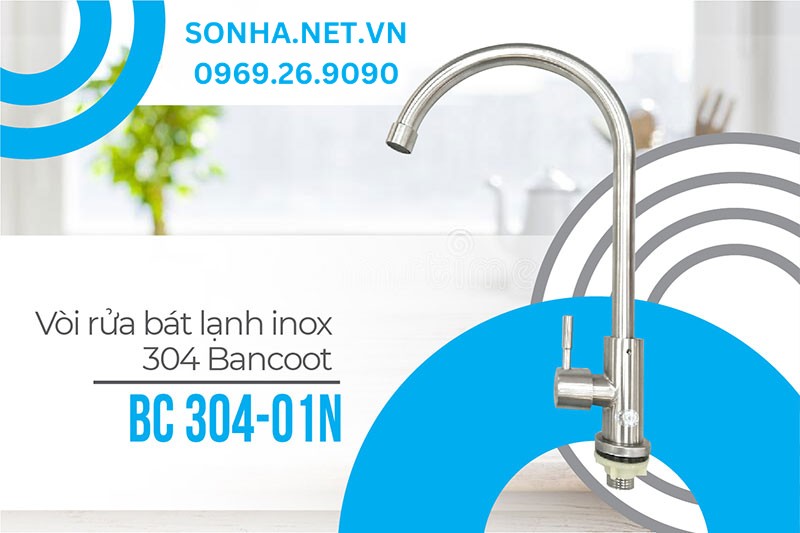 Vòi rửa chén Bancoot BC 304-01N