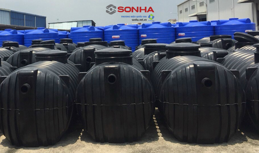 H&igrave;nh ảnh thực tế bồn tự hoại Septic SHC