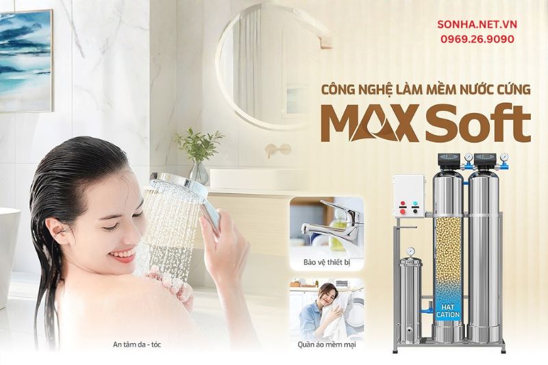 Lọc tổng đầu nguồn Karofi KTF-332IT 2 tầng lọc sạch - an t&acirc;m da t&oacute;c