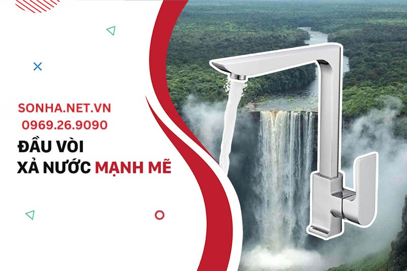 Đầu v&ograve;i nước rửa b&aacute;t Bancoot BCV 8020 xả nước mạnh mẽ