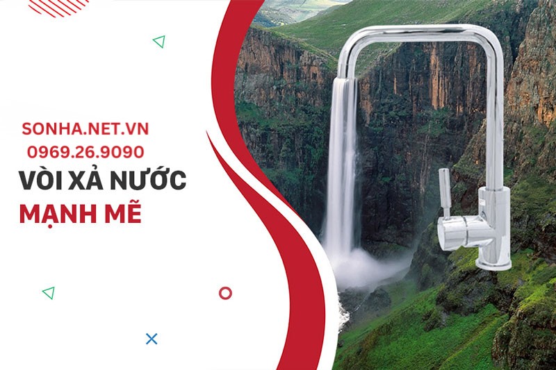 Đầu vòi rửa chén Bancoot BCV 8002 xả nước mạnh mẽ