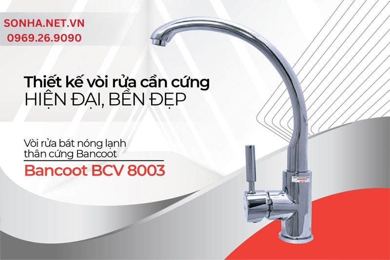 V&ograve;i rửa Bancoot BCV 8003 dạng cần cứng bền đẹp