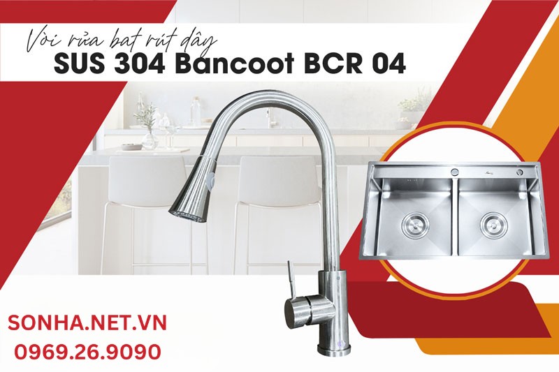 Bộ đôi tuyệt hảo chậu Bancoot 8246R và vòi Bancoot BCR 04