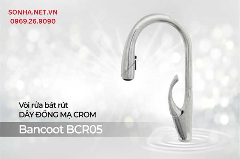 Vòi rửa chén BCR05 kiểu dáng thông dụng phù hợp với đa số 8Kbet888 cá cược thể thao Việt