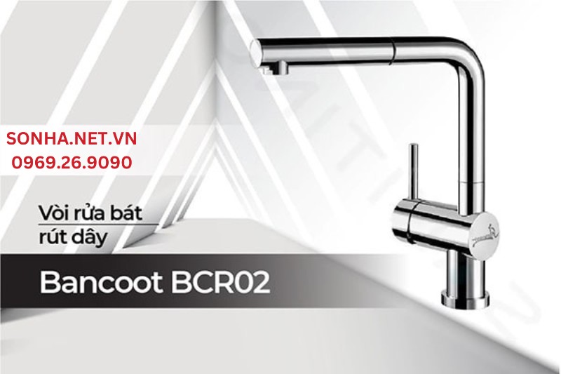 Vòi rửa bát rút dây BCR 02 thiết bị tiện ích trong căn bếp Việt