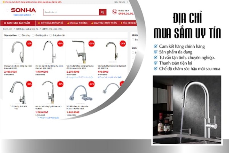 8kbet8kb.com địa chỉ mua vòi rửa chén Bancoot BCR 04B-2 được người dùng tin tưởng lựa chọn