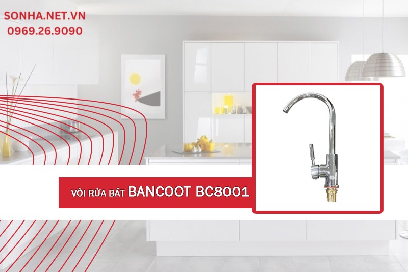 V&ograve;i Bancoot BC8001 tiện nghi sử dụng với 2 chế độ n&oacute;ng, lạnh