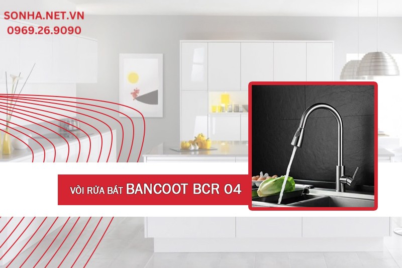 V&ograve;i rửa Bancoot BCR04 dạng cần r&uacute;t tiện lợi sử dụng