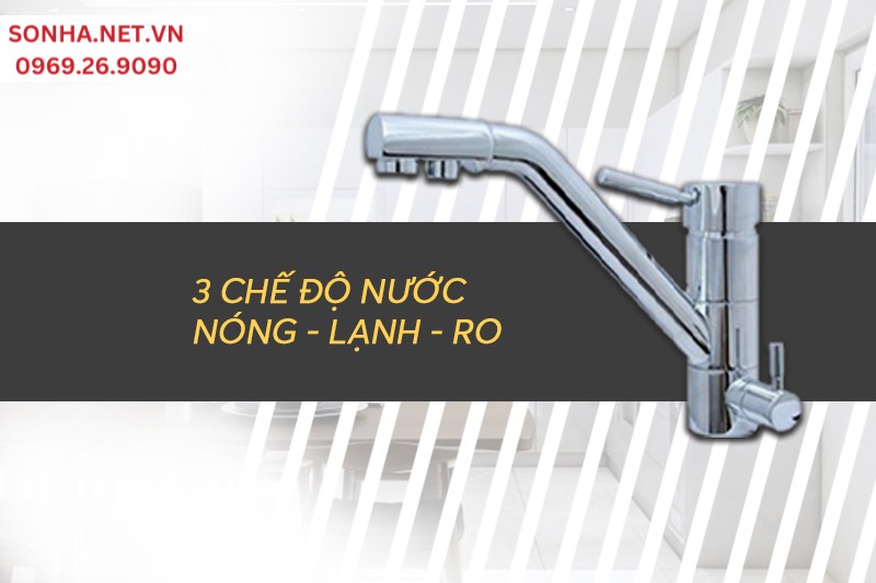 V&ograve;i Bancoot DN02 t&iacute;ch hợp 3 đường nước n&oacute;ng, lạnh v&agrave; RO