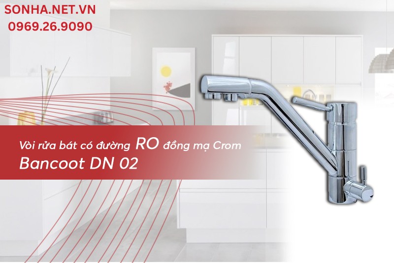 V&ograve;i rửa b&aacute;t Bancoot DN02 độ bền cao, tiện &iacute;ch sử dụng