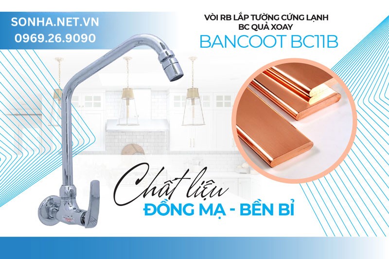 V&ograve;i Bancoot BC11B từ đồng mạ crom 8Kbet là nhà cái cá cược trực tuyến uy tín hàng đầu Việt Nam cao, dễ vệ sinh