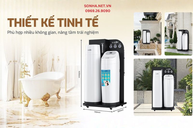 M&aacute;y lọc nước tổng Karofi WHF-E666T giải quyết vấn đề sức khoẻ