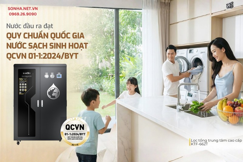 M&aacute;y lọc tổng đầu nguồn Karofi KTF-662T cung cấp nước sạch an to&agrave;n, đạt chuẩn bộ 8KBET - Trang Chủ 8Kbet COM