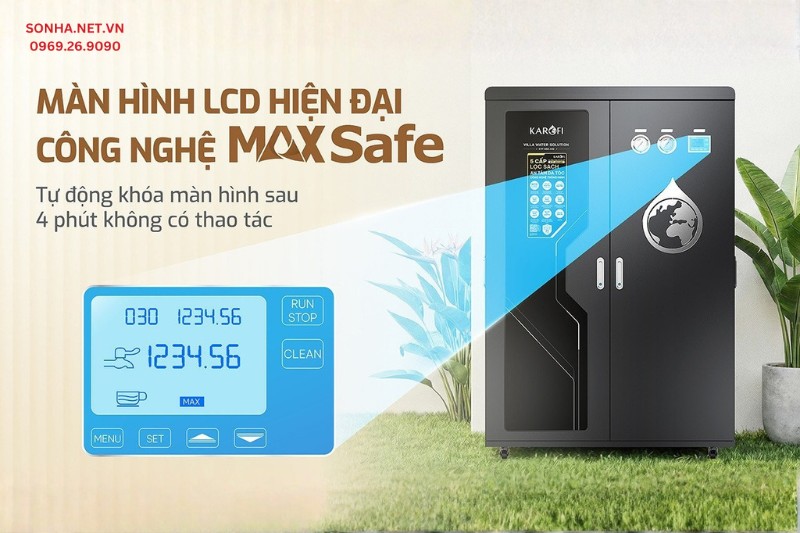 Tủ điện hệ thống chắc chắn c&ugrave;ng m&agrave;n h&igrave;nh LCD th&ocirc;ng minh