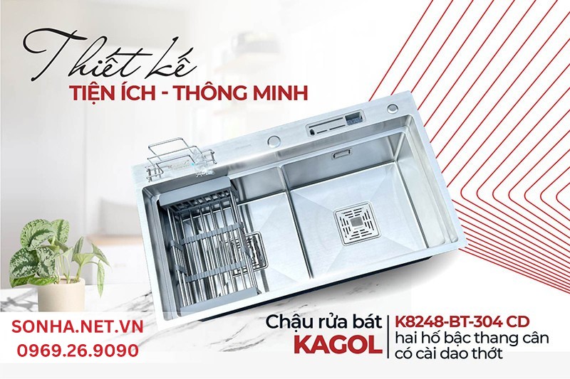 Kagol K8248-BT-304 CD thiết kế tiện &iacute;ch đ&aacute;p ứng nhu cầu người d&ugrave;ng