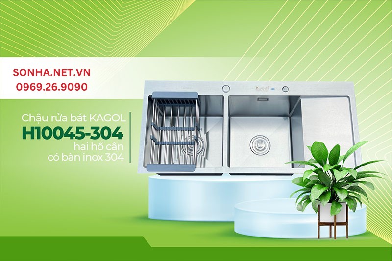 Chậu Kagol H10045-304 tiện &iacute;ch 3 in 1 khi sử dụng