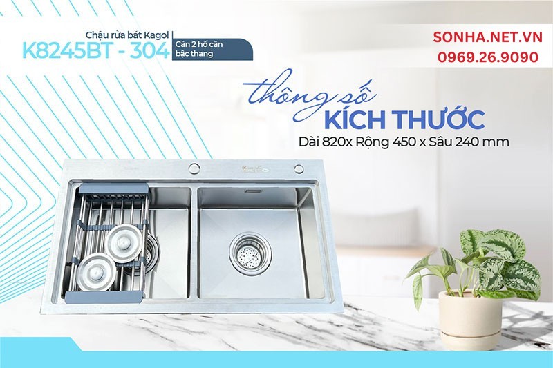 Chậu Kagol K8245BT-304 c&acirc;n được 8Kbet888 cá cược thể thao đ&ocirc;ng người sử dụng