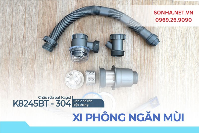Xi ph&ocirc;ng Kagol K8245BT-304 c&acirc;n từ nhựa cao cấp n&ecirc;n đa t&iacute;nh năng