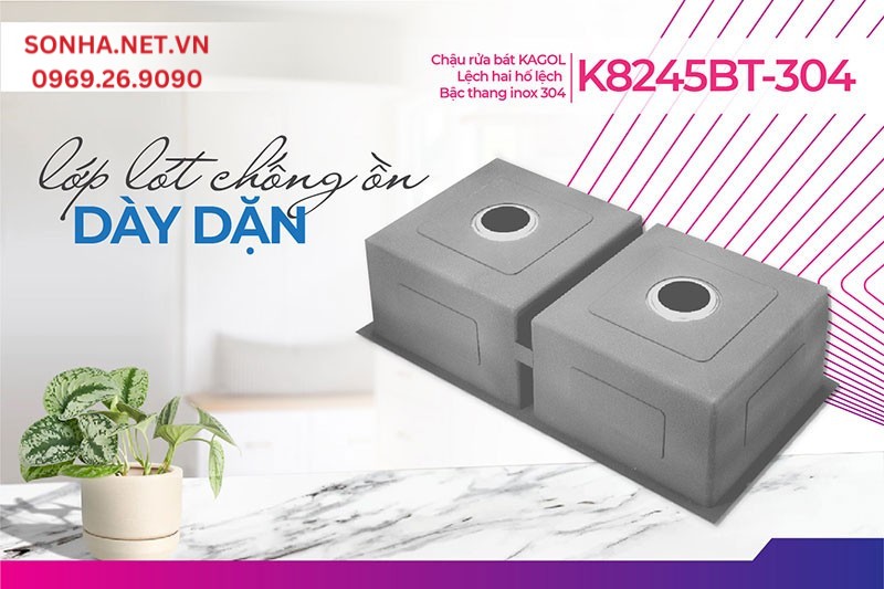 Miếng l&oacute;t chống ồn Kagol K8245BT-304 gi&uacute;p giảm tiếng ồn hiệu quả