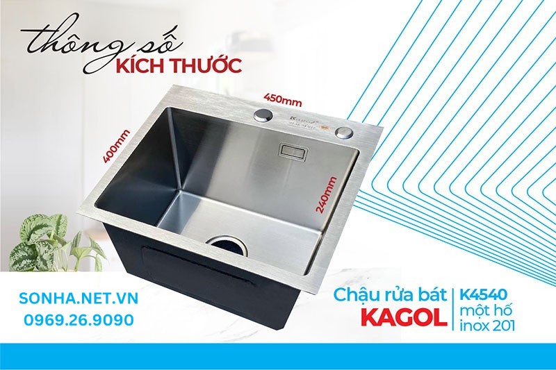 Chậu Kagol K4540 nhỏ phù hợp với 8Kbet888 cá cược thể thao ít người