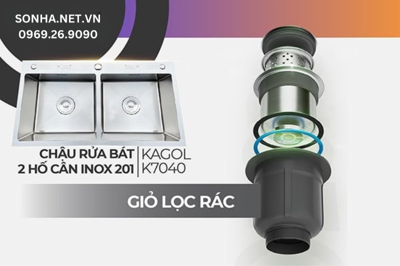 Giỏ lọc r&aacute;c đ&aacute;p ứng đầy đủ nhu cầu người sử dụng