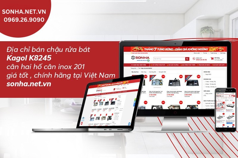 8kbet8kb.com địa điểm mua chậu Kagol K8245 c&acirc;n inox 201 gi&aacute; tốt, uy t&iacute;n tr&ecirc;n thị trường