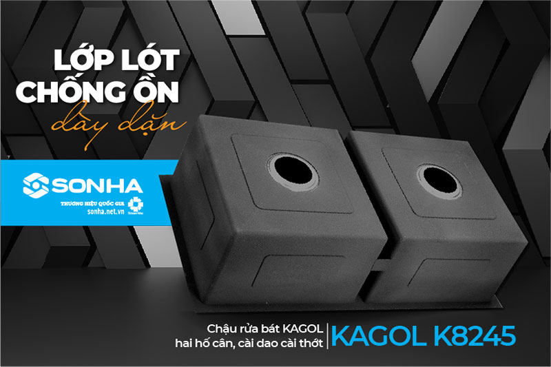Lớp l&oacute;t chống ồn chậu Kagol K8245 C&acirc;n CD
