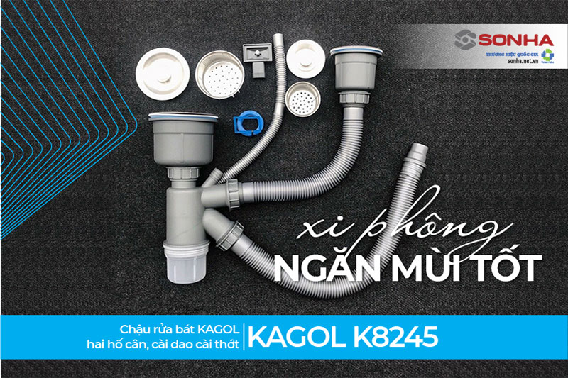 Xi ph&ocirc;ng chậu Kagol K8245 C&acirc;n CD