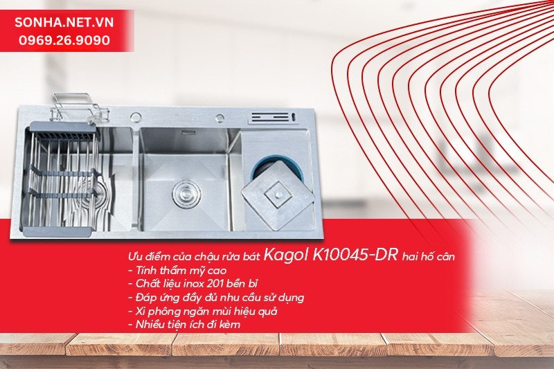 5 ưu điểm vượt trội tạo n&ecirc;n sự kh&aacute;c biệt chậu Kagol K10045-DR