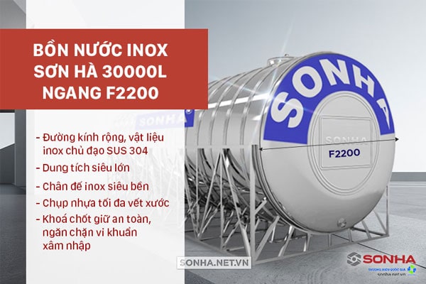 Bồn 8KBET - Trang Chủ 8Kbet COM Sơn Hà 30000L F2200