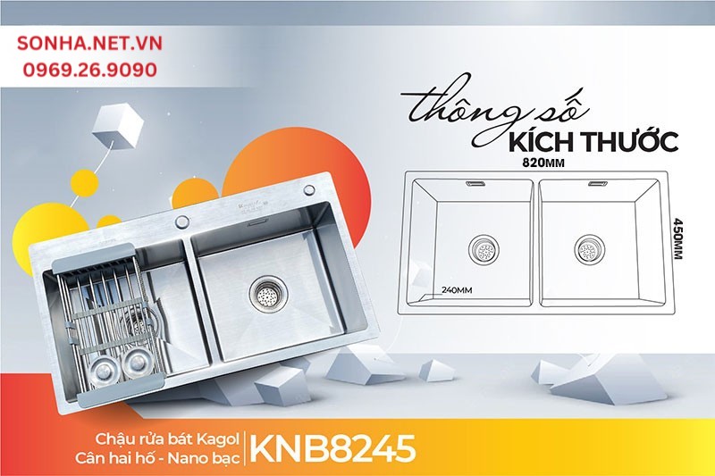 Gia đ&igrave;nh đ&ocirc;ng người ph&ugrave; hợp sử dụng chậu Kagol KNB8245