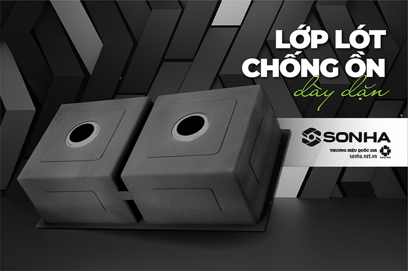 Lớp l&oacute;t chống ồn chậu Kagol KND8245BT c&acirc;n 