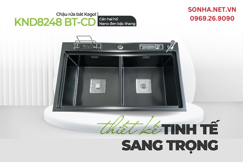 Chậu Kagol KND8248 BT-CD thiết kế sang trọng, tinh tế