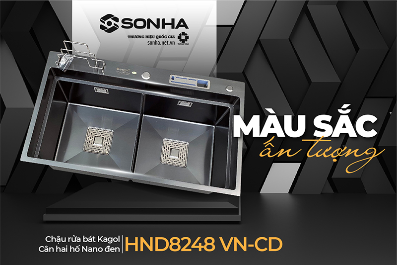 M&agrave;u sắc chậu Kagol HND8248 VN-CD ấn tượng