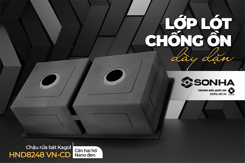 Lớp l&oacute;t chống ồn chậu Kagol HND8248 VN-CD