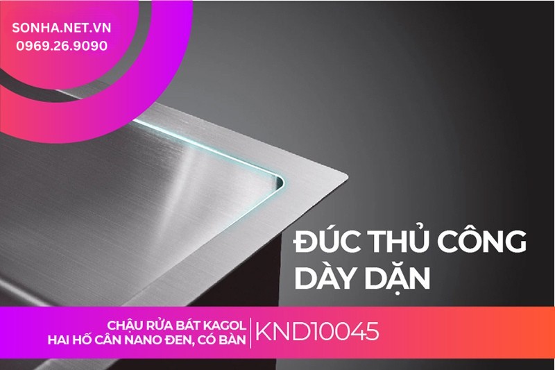 Kagol KND10045 c&oacute; thiết kế d&agrave;y dặn, đẹp mắt nhờ được đ&uacute;c thủ c&ocirc;ng tinh xảo