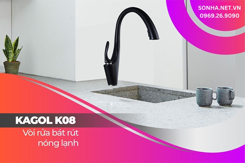 V&ograve;i K08 lắp c&ugrave;ng chậu Kagol KND10045-RD lựa chọn nhiều 8Kbet888 cá cược thể thao Việt