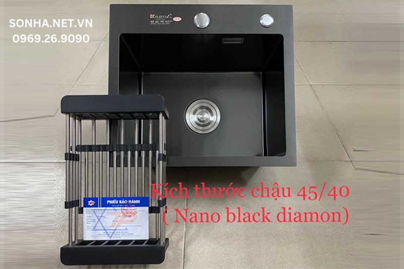 H&igrave;nh ảnh thực tế chậu rửa b&aacute;t Kagol KND4540