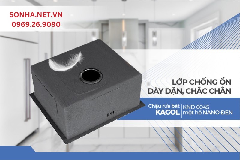 Lớp l&oacute;t chống ồn Kagol KND6045 giảm tiếng ồn hiệu quả của tiếng nước, b&aacute;t đũa