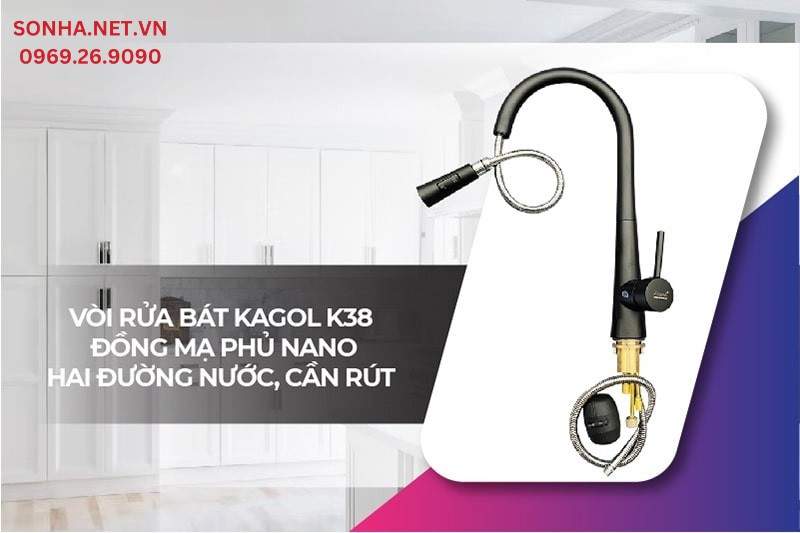 V&ograve;i Kagol K38 lắp đặt c&ugrave;ng Kagol KND7846B - CD gia tăng 8Kbet là nhà cái cá cược trực tuyến uy tín hàng đầu Việt Nam, tiện &iacute;ch căn bếp 