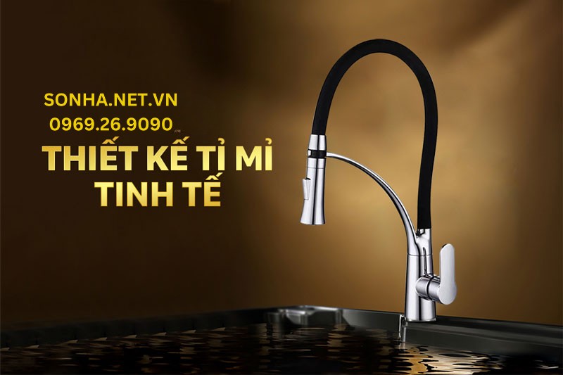 V&ograve;i rửa ch&eacute;n Kagol K02 thiết kế xoay 360 độ linh hoạt sử dụng