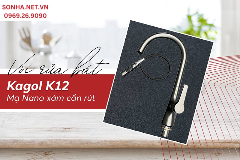 V&ograve;i Kagol K12 m&agrave;u sắc ấn tượng, cần r&uacute;t tiện &iacute;ch