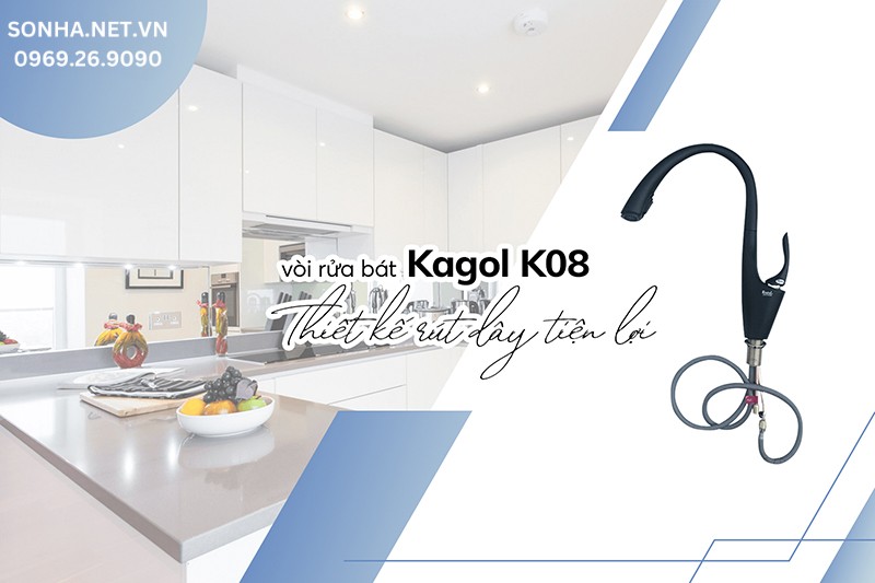 Kagol K08 thiết kế d&acirc;y r&uacute;t linh hoạt sử dụng theo nhu cầu