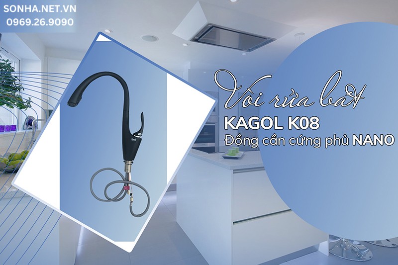 V&ograve;i rửa b&aacute;t Kagol K08 bền đẹp, đa tiện &iacute;ch