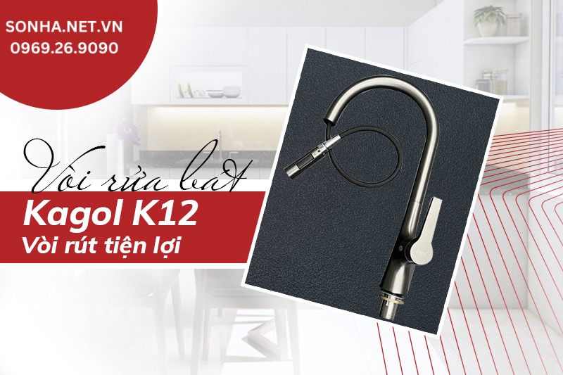 Kagol K12 thiết kế dạng cần r&uacute;t tiện lợi sử dụng