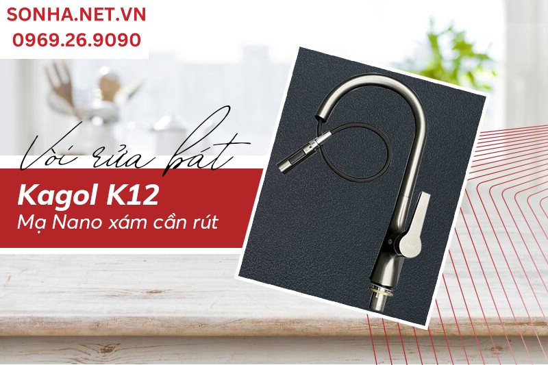V&ograve;i K12 phủ nano x&aacute;m n&ecirc;n khả năng chống b&aacute;m bẩn, hoen gỉ cực tốt