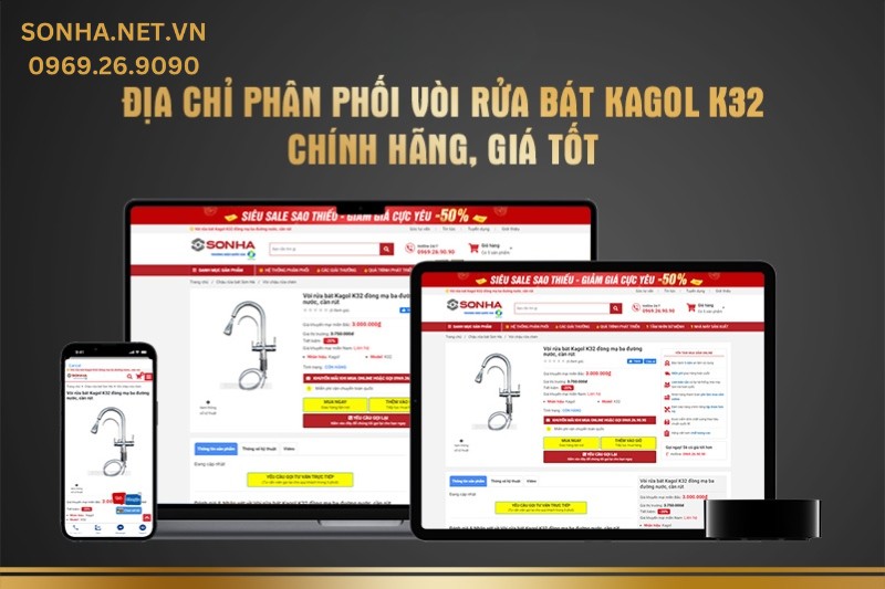 8kbet8kb.com - Địa chỉ mua vòi rửa bát Kagol K32 chính hãng uy tín nhất hiện nay
