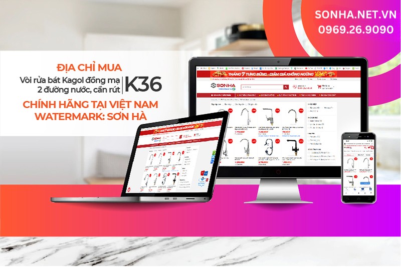 8kbet8kb.com địa chỉ uy tín mua vòi Kagol K36 giá tốt, chất lượng