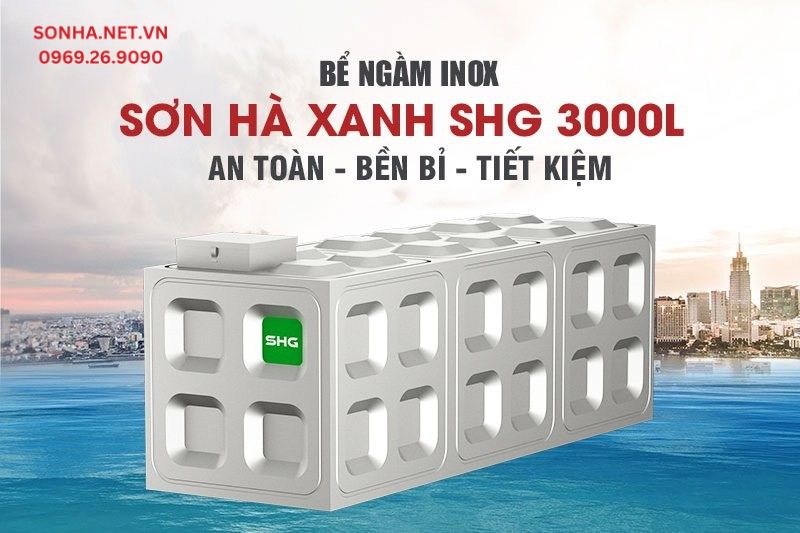 Bể ngầm inox Trang Chủ Game Trực Tuyến Cổng Game 8kbet.com Xanh SHG 3000l an toàn, bền bỉ, tiết kiệm